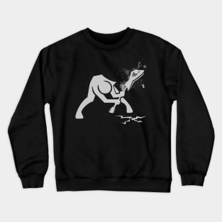 rock and roll never dies Crewneck Sweatshirt